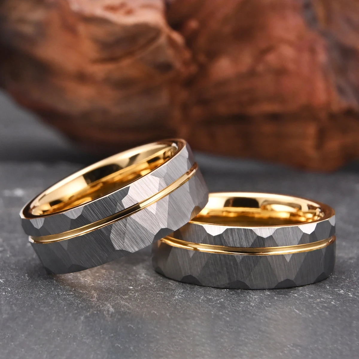 Wolframcarbid-Ring für Herren, Anillos Bague Homme, Pareja de Sundae, Modeschmuck, Eheringe, individuelle Verlobungsringe