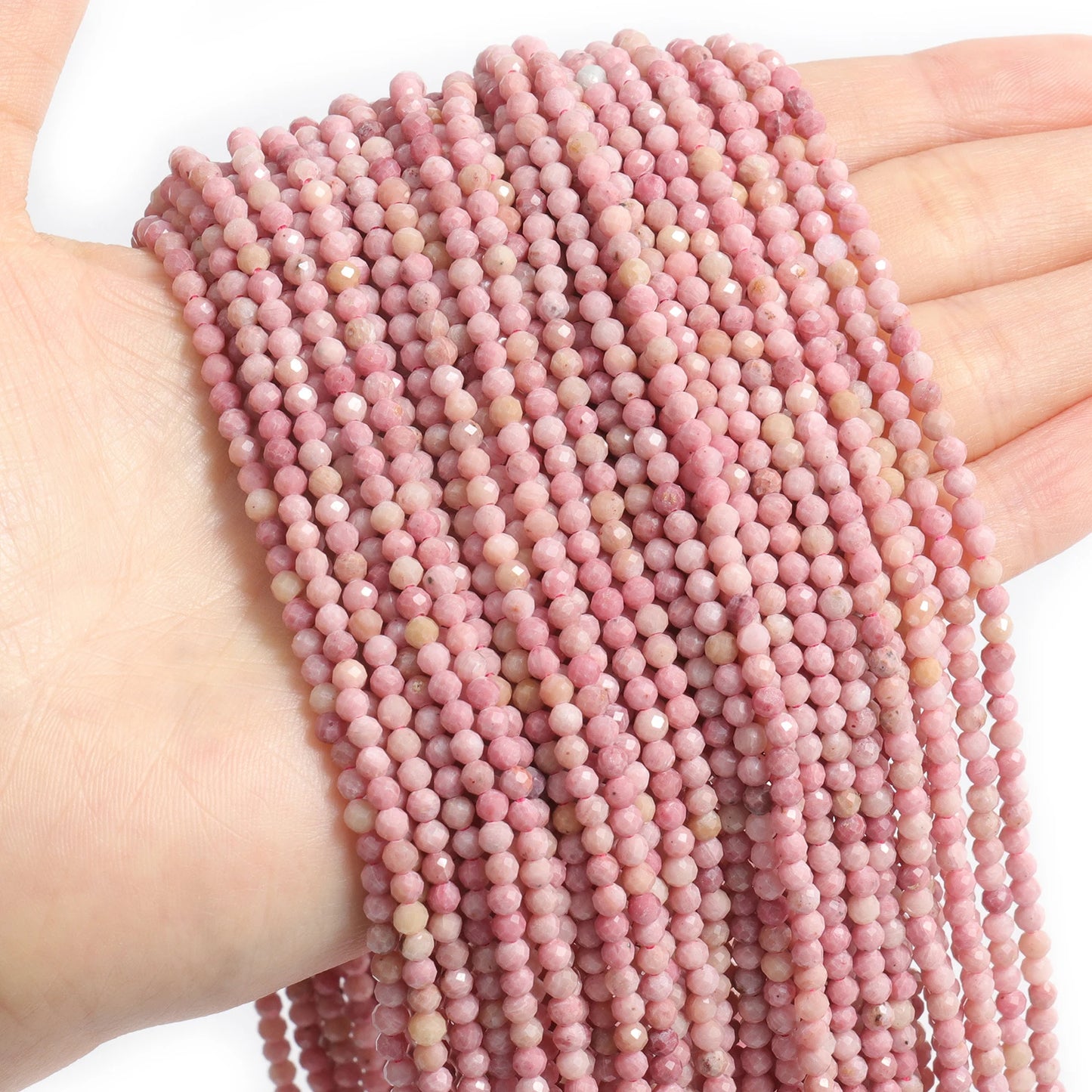 2 3 4mm 15" natürliche afrikanische Smaragdperle kleine facettierte Steine runde lose Steinperlen für DIY Armband Halskette Schmuckherstellung