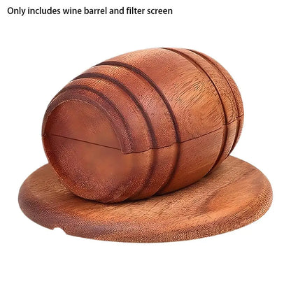 Tragbares Whiskey-Fass-Räucher-Set Bar-Cocktail-Whiskey-Würzwerkzeug Lebensmittelgeeignetes Aromaverstärkendes Räucherzubehör