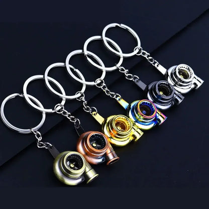 Mini Zink-legierung Auto Teile Schlüsselanhänger Simulierte Geschwindigkeit Getriebe Absorber Motor Kolben Anhänger Auto Schlüssel Halter Schlüsselring Nette Männer Geschenk