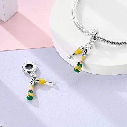 925 Sterling Silber Mond Schmetterling Charms Perlen Kopfhörer Avocado Anhänger Schmuck Fit Original 925 Armband Für Frauen DIY Geschenk