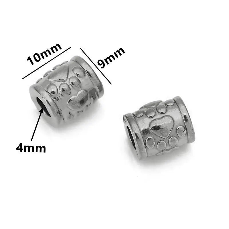5 teile/los Edelstahl Gold Farbe Lose Rohr Große Loch Spacer Perlen für DIY Armbänder Halskette Schmuck Machen Liefert Finden
