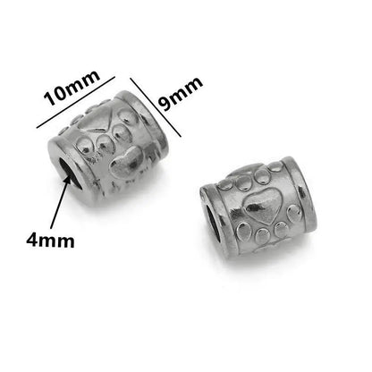 5 teile/los Edelstahl Gold Farbe Lose Rohr Große Loch Spacer Perlen für DIY Armbänder Halskette Schmuck Machen Liefert Finden