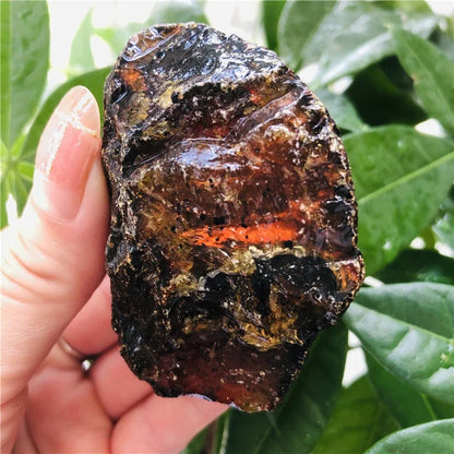 Heiß! !Natürliche Bernstein-Kristall-Edelstein-Kollektion aus rohem Stein, Mineralproben, heilende Heimdekoration