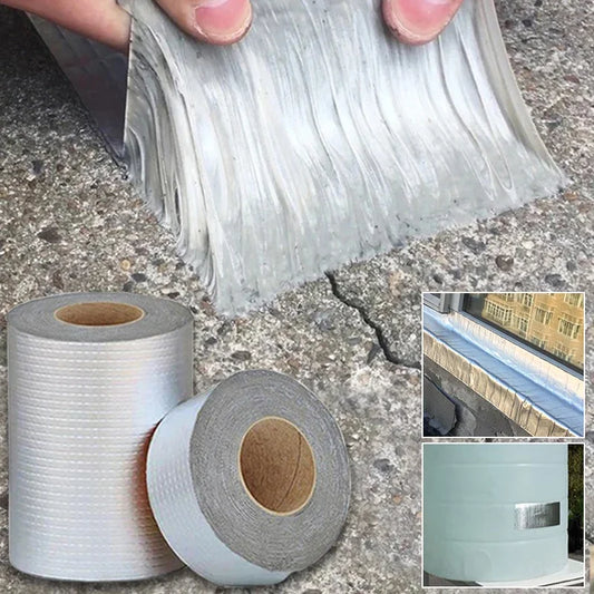 10 m Butylkautschukband, wasserdicht, langlebig, hohe und niedrige Temperaturbeständigkeit, Klebeband für Wandriss, Dachkanal, Reparatur, selbstklebendes Fixband