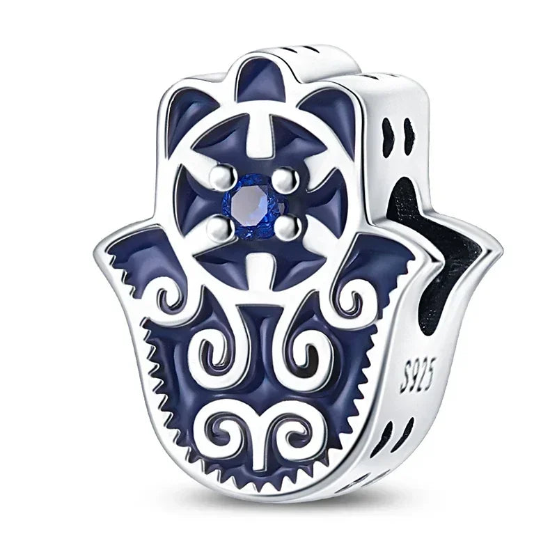 Heißer Verkauf 925 Silber Farbe Evil Eye Charm Dämon Auge Perle Für Original Armband & Armreif DIY Machen Mode Schmuck geschenk