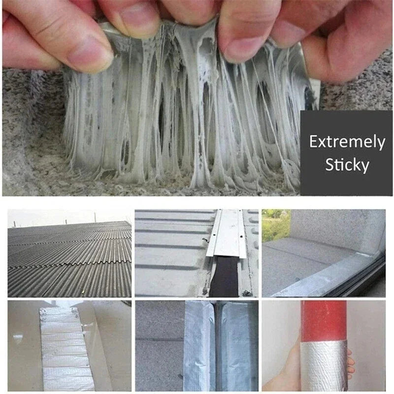 10 m Butylkautschukband, wasserdicht, langlebig, hohe und niedrige Temperaturbeständigkeit, Klebeband für Wandriss, Dachkanal, Reparatur, selbstklebendes Fixband