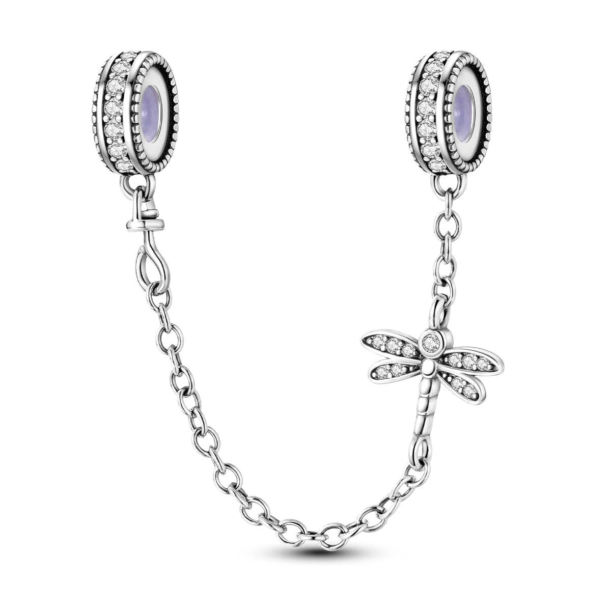 Original 925er Silber-Charm-Perlen, leuchtender, leuchtender Glühwürmchen-Schmetterlings-Anhänger, passend für Armbänder, Charm-Herstellung von Schmuck