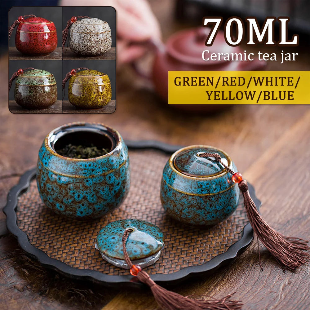 70 ml Keramik Mini Feuerbestattung Urne Memorial Container Haustier Asche Urne Andenken Beerdigung Schatulle Haustier Hund Katze Vogel Maus Columbarium