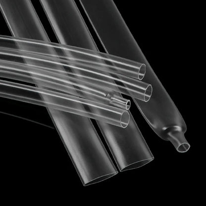 1/2/5M Transparenter 2:1 Schrumpfschlauch Durchmesser 0,6mm~120mm Kabelreparatur-Schutz Polyolefin Isolierter Schrumpfbarer Kabelmantel