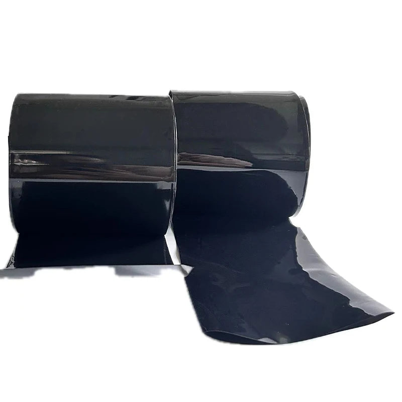 1kg schwarzer PVC-Schrumpf schlauch Li-Ionen-Batterie wickel Isolier folien hülsen rohr Schrumpf schlauch