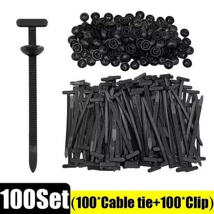1000 Stück selbstsichernde Nylon-Kabelbinder, verstellbare Kabelbinder für Autoreparatur, Heimwerken, Zuhause, Büro, Gartenarbeit, Organisation von Drähten