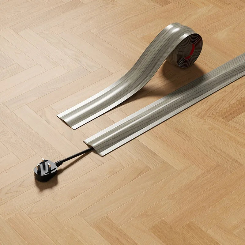 1PC 1m/3meter Kabelabdeckung Boden PVC Kabelabdeckungen für Drähte auf dem Boden, weiche Bodenkabelabdeckung Kabelversteckung