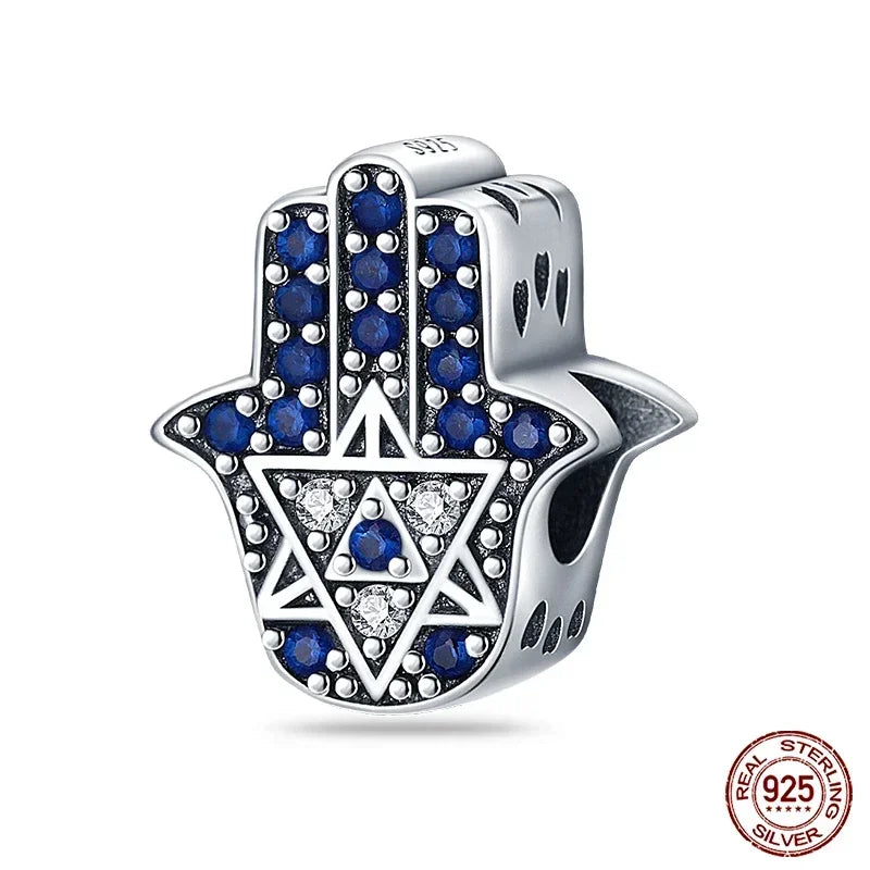 Heißer Verkauf 925 Silber Farbe Evil Eye Charm Dämon Auge Perle Für Original Armband & Armreif DIY Machen Mode Schmuck geschenk