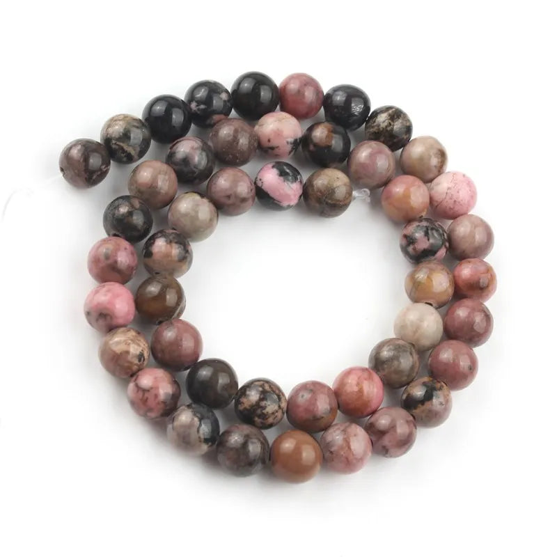 6/8/10mm Naturstein Saphir Farbe Jade Perlen blau runde lose Perlen für Schmuck herstellung liefert DIY Charms Armbänder 15''