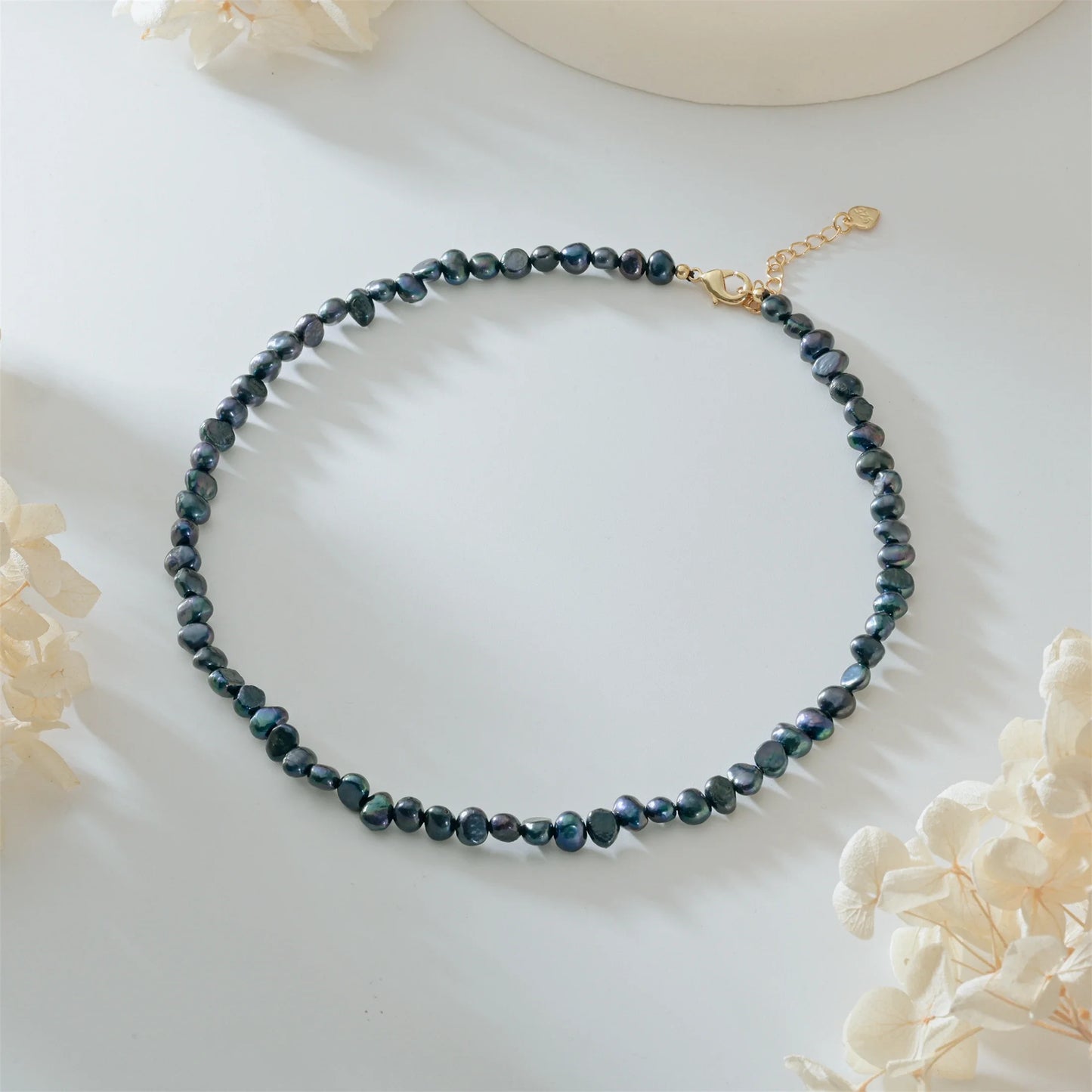 Echte natürliche barocke Süßwasserperlen-Halskette für Frauen und Mädchen, Geschenk, beliebte AA 5–6 mm, 8–9 mm Perlenschmuck-Halskette