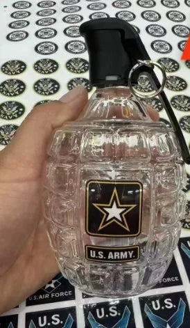 Whiskey-Dekanter-Flasche, Granatform aus Borosilikatglas mit luftdichtem Korken, langlebiges Hausbarzubehör für Scotch/Wein/Schnaps