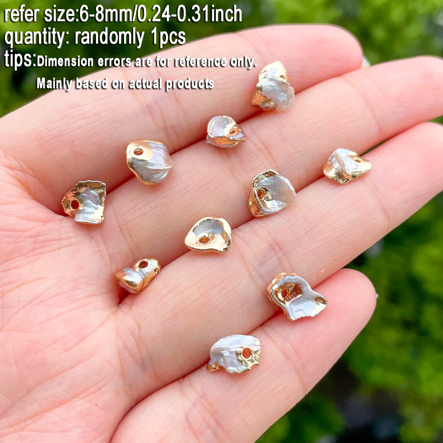 1 stücke Natürliche Süßwasser Perle Anhänger Exquisite Unregelmäßige Barock Geformt Für Schmuck Machen DIY Halskette Armband Zubehör