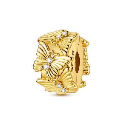 Gold-Serie, DIY-Charms, Original-Charms aus 925er-Sterlingsilber mit eingelegtem Zirkonium, Sonnen- und Leoparden-Anhänger, passend für Armbänder, Schmuck, Geschenkmarkierung