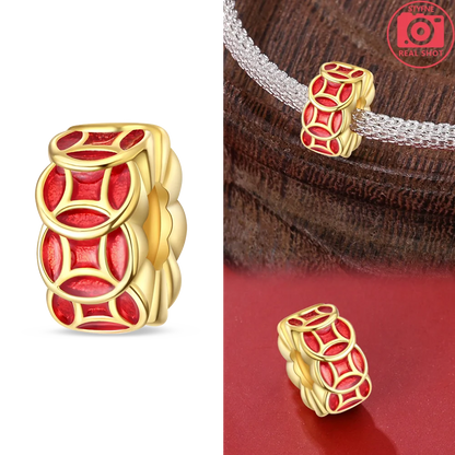 Original funkelnde Charm-Perlen aus 925er-Sterlingsilber, Gold, Rose, heller Stern, Herz, passend für Armbänder, DIY-Jubiläums-Schmuck, Geschenk