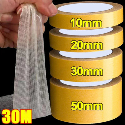 Doppelseitiges Stoffklebeband, transparent, robust, selbstklebend, Netz-Fixierbänder, wasserdicht, hochviskose Teppichaufkleber
