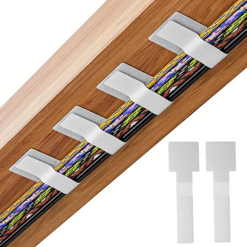 Wiederverwendbare selbstklebende Kabelbinder mit Klettverschluss – verstellbare Kabel-Organizer-Gurte für die Kabelmanagement im Schreibtisch zu Hause und im Büro
