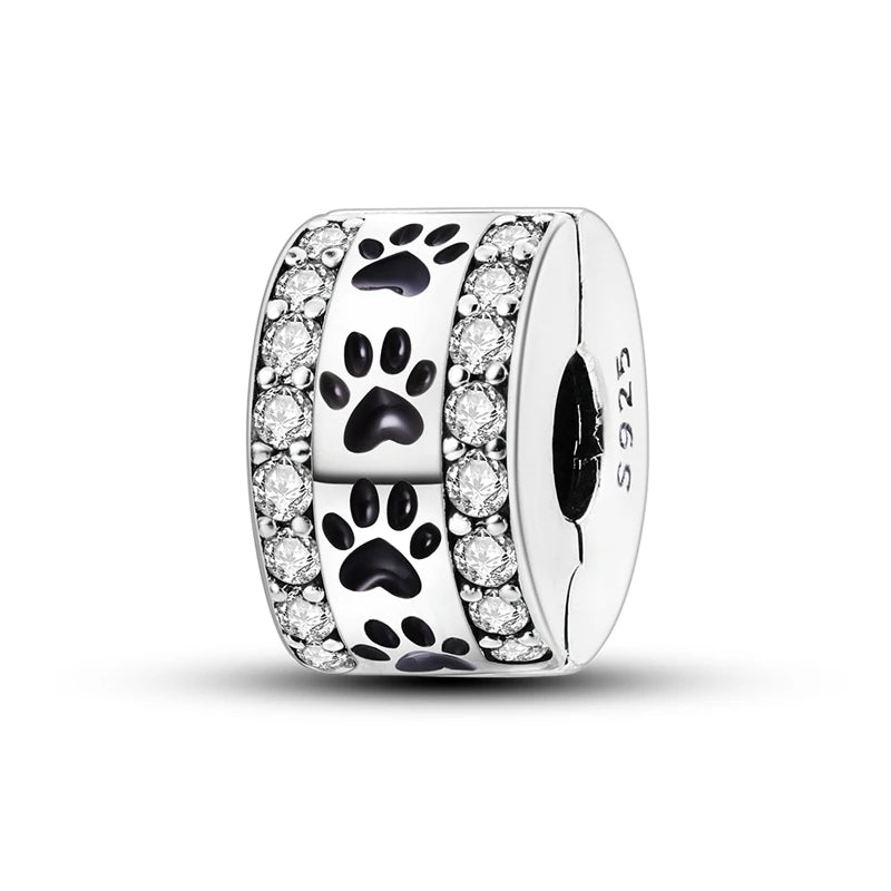 Fit 925 Original Armband 100 % 925 Sterling Silber Glänzende Bunte Zirkon Herz Charms Perlen Exquisite DIY Schmuck Geschenk