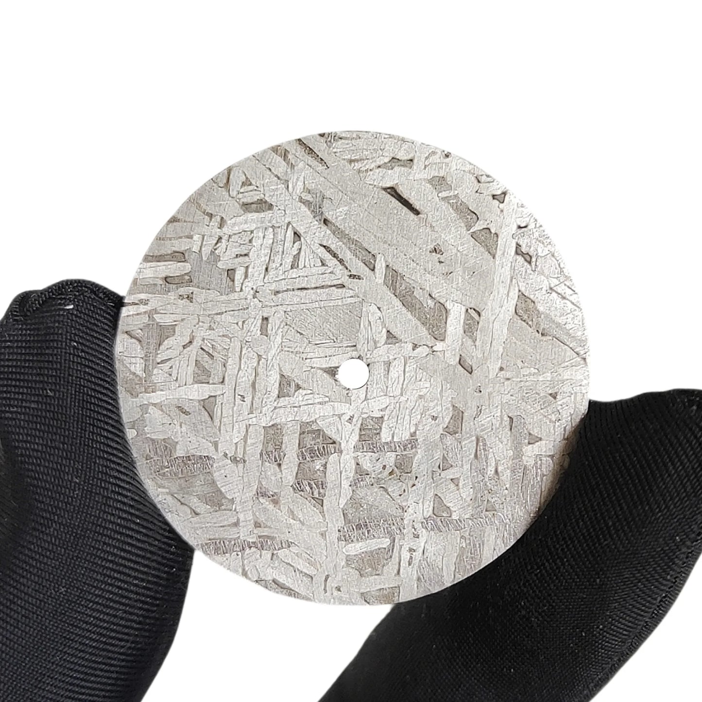 Muonionalusta Naturgeisen-Meteorit-Exemplar, Meteorit-Materialien, Probensammlung, kreisförmiges Zifferblatt, Zubehör-QC303