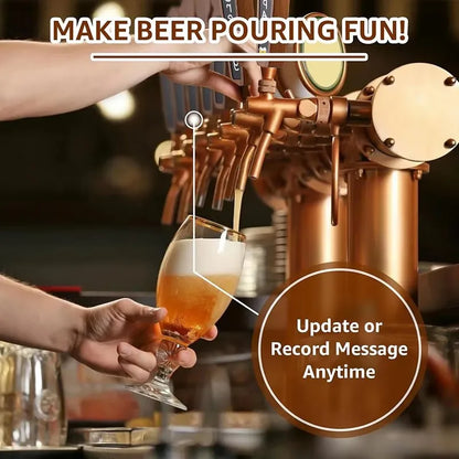 2 Stück/Set Holz-Bierzapfhanteln, 3/8''-16 UNC Gewinde Kreidetafel-Zapfhanteln für Kegerator-Bierzapfhähne mit 3 Markierstiften