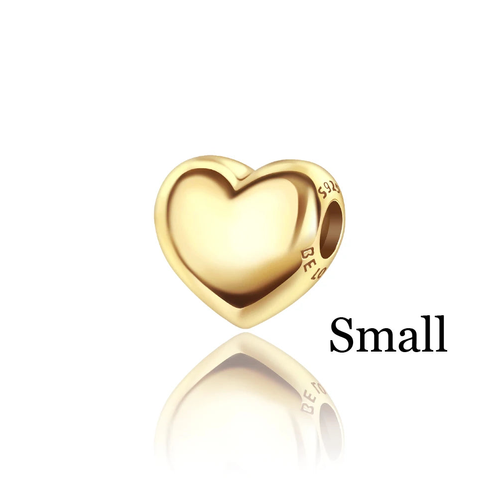 Heißer Verkauf 925er Sterlingsilber Löwenperlen & Chamäleon Baumeln Charm Fit Schlangenarmband Boutique Halskette Goldener Anhänger Geschenk