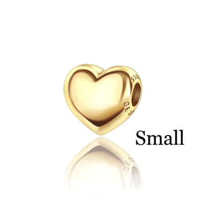 Heißer Verkauf 925er Sterlingsilber Löwenperlen & Chamäleon Baumeln Charm Fit Schlangenarmband Boutique Halskette Goldener Anhänger Geschenk