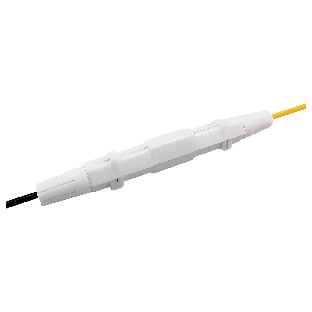 50 Stück Glasfaser-Schutzboxen, kleine runde Schrumpfschläuche zum Schutz von Glasfaser-Spleißplatten