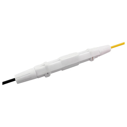 50 Stück Glasfaser-Schutzboxen, kleine runde Schrumpfschläuche zum Schutz von Glasfaser-Spleißplatten