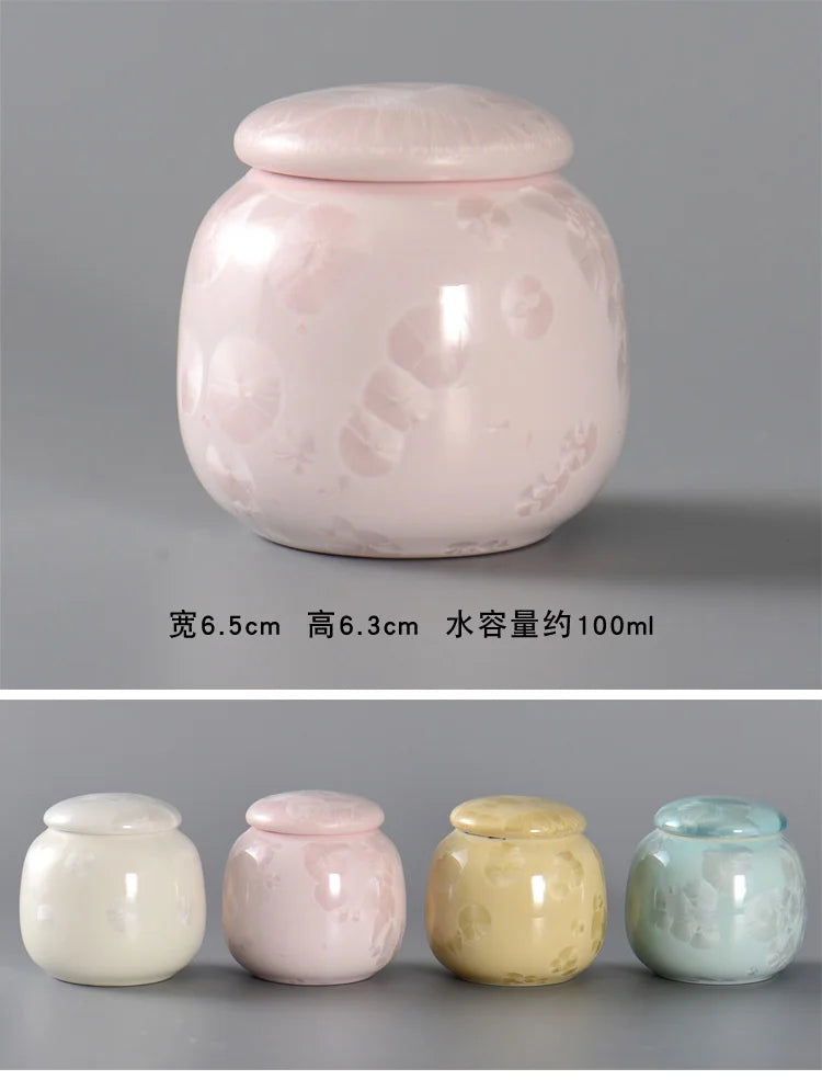 Pet memorial urn for human ashes, personalized pet urn for human cremation, small dog pet, Japanese mourning urn for ashes