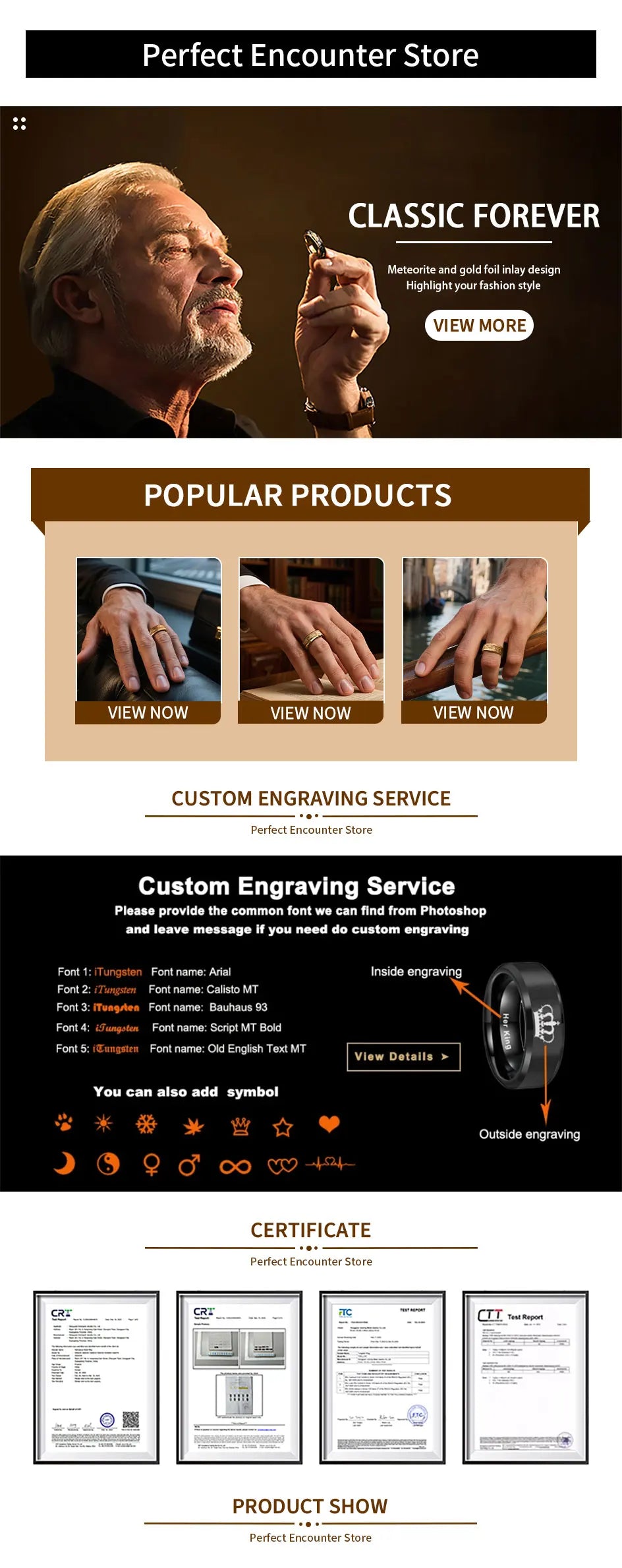 Schwarzer 8 mm Wolframcarbid-Ring für Herren, Ringe, Bague Homme, Pareja de Sundae, Modeschmuck, Eheringe, Verlobungsringe