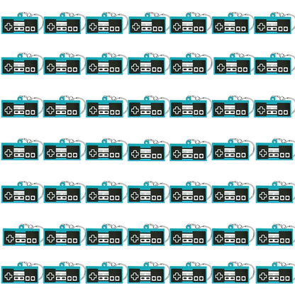50PCS Schlüsselbund für Jungen Männer Gamepad Schlüsselring Joystick Game Controller Schlüssel Zubehör fit Handtasche Schlüssel Anhänger Freunde Schlüssel geschenke