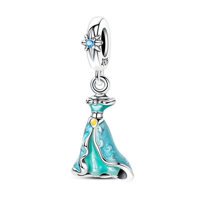 Original-Charm-Perle aus 925er-Sterlingsilber mit eingelegtem Zirkonium, Schleife, Liebesherz, Ballon-Anhänger, passend für Armbänder, DIY-Schmuckmarkierung