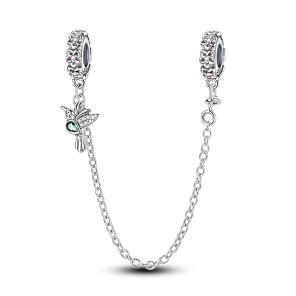 Silberverschluss, 925er-Sterlingsilber, CZ-Pflaster-Clip-Charms, Gänseblümchen-Perlen, Stopper, Sicherheitskette, passend für Original-Armreif, Schmuck-Clip