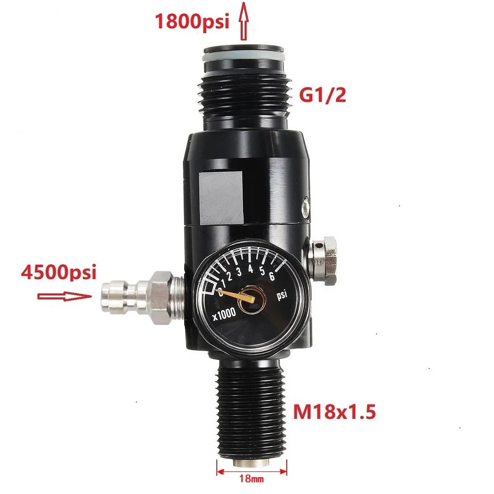 0,22 L-0,5 L Aluminium Flasche Tank 4500 PSI Tank Zylinder Tauchen Aquarium Pflanze CO2 Tank Tauch Sauerstoff Tank gewinde M18 * 1,5