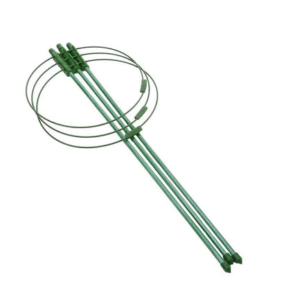 1/3/9 Stück/Set 3-Schichtige Pflanzenstütze Wachstumsstäbe Runde Pflanzenstützringe Kunststoff-Pflanzenkäfig-Holder Blumentopf-Kletterhilfe