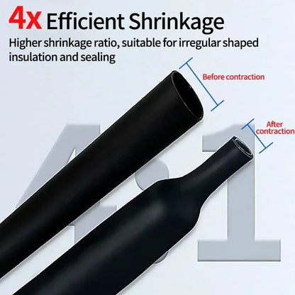 100 m/10m antike Schrumpf schlauch mit Kleber Poly olefin schrumpfen verschiedene Schrumpf schlauch Draht Kabels ch lauch 4mm-32mm