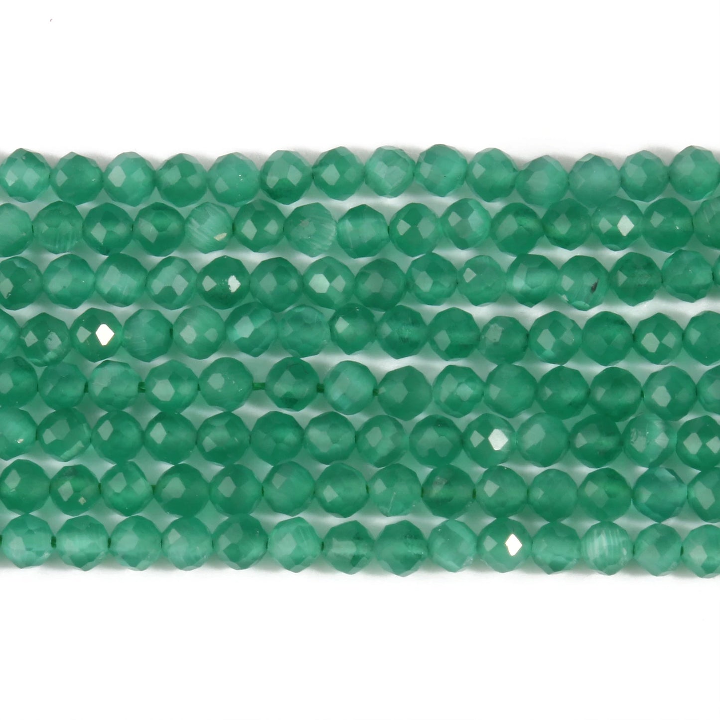 2 3 4mm natürliche facettierte Citrin Opal Jade Onyx Edelstein Perlen runde Mineral perlen für Schmuck herstellung DIY Armband Zubehör