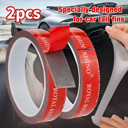 2 Rollen starkes doppelseitiges Klebeband, Acrylschaum-Klebeband, hochviskoses Klebeband, keine Spuren, Wandfixierungsaufkleber für die Auto-, Heim- und Industriebranche