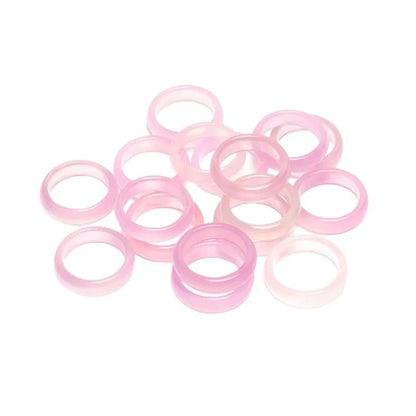 Natürliche Achat Ringe Frauen Edlen Schmuck Zubehör Echte Brasilianische Achat Stein Bunte Ring Für Freundin Mutter Geschenke