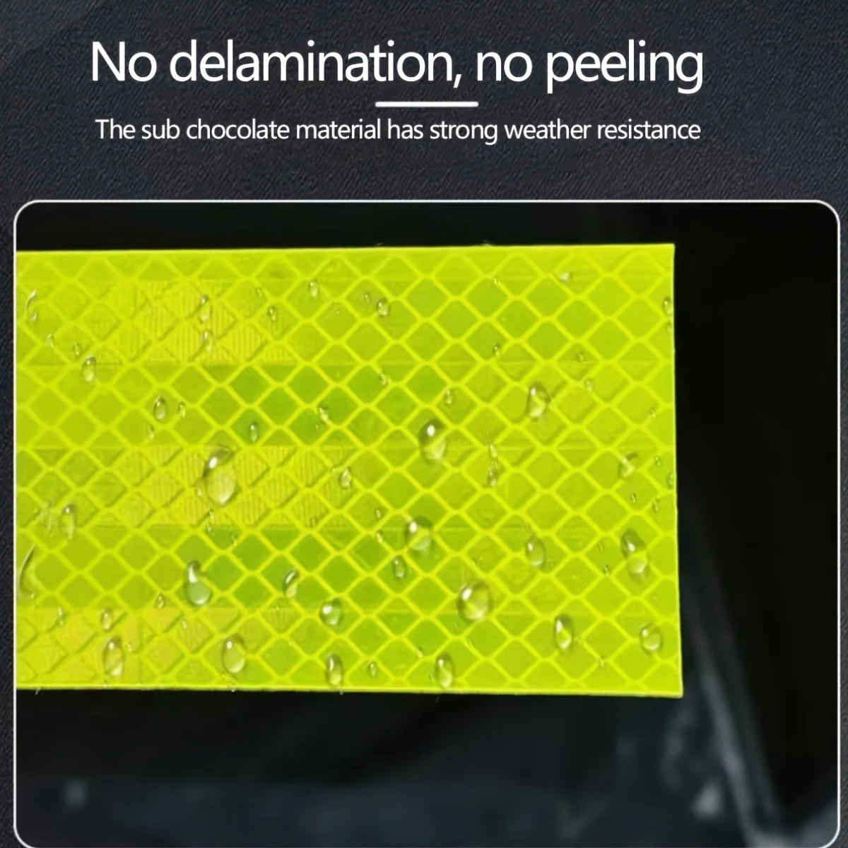 Reflektierendes Klebeband für den Außenbereich, wasserdicht, DOT-C2, lichtbeständig, fluoreszierend grün, reflektierendes Klebeband, stark klebendes Sicherheitswarnband