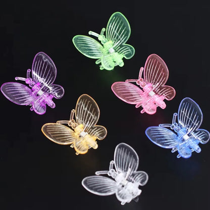 50/100pcs Orchideen clips Schmetterlings klemmen Garten pflanzen Rebe Klettern feste Unterstützung bunte Kunststoff dekorative Bonsai Dekoration