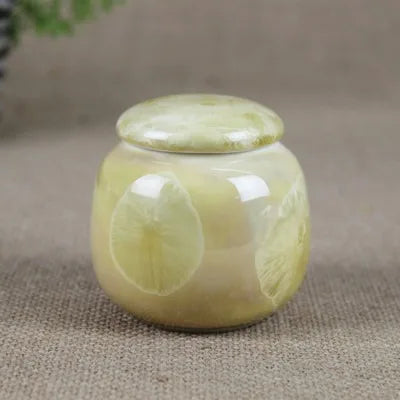 Pet memorial urn for human ashes, personalized pet urn for human cremation, small dog pet, Japanese mourning urn for ashes