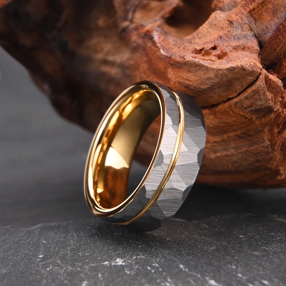 Wolframcarbid-Ring für Herren, Anillos Bague Homme, Pareja de Sundae, Modeschmuck, Eheringe, individuelle Verlobungsringe