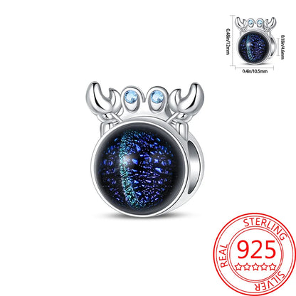 Sommer-Charm-Anhänger aus 925er-Sterlingsilber, Sea World Kingdom, Perlen für Charms, Original-Armband für Damen, Schmuckherstellung