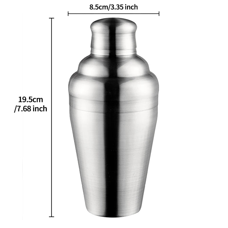 550/750 ml Edelstahl Cocktail Shaker Cocktail Mixer Wein Martini Trinken Boston Shaker Party Bar Werkzeuge Barkeeper Shaker